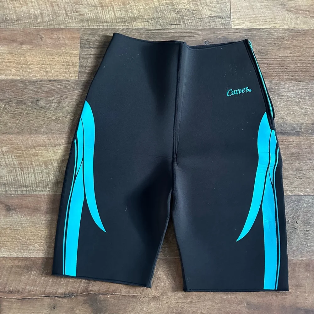 Curves brand sauna pants body trimmer slimming shaper shorts 1XL